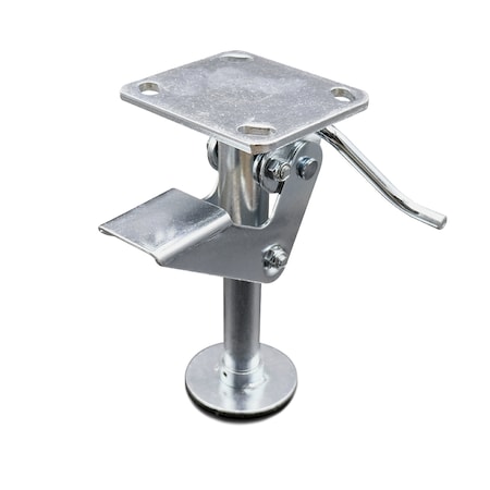 Service Caster 8" Kickbar Floor Truck Lock w/Top Plate SCC-FL800KB